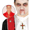 Collar Cruz Dorada 7 Cms - Accesorios Halloween