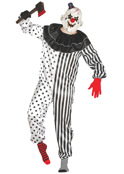 Disfraz de Payaso Asesino Chistera - HALLOWEEN
