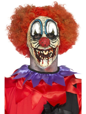 Mascara Payaso con Adhesivo - Mascaras y Antifaces