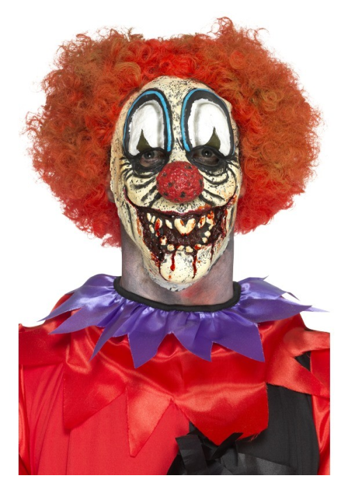 Mascara Payaso con Adhesivo - Mascaras y Antifaces