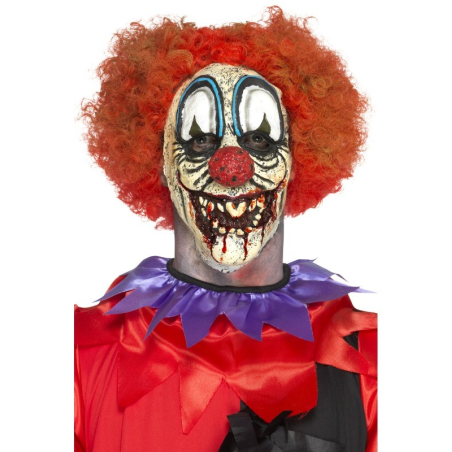 Mascara Payaso con Adhesivo - Mascaras y Antifaces