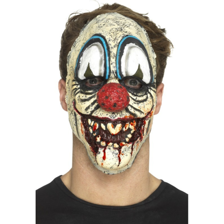 Mascara Payaso con Adhesivo - Mascaras y Antifaces
