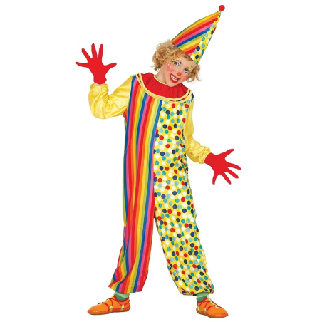 Clown arc de sant martí a nens