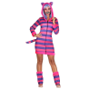 Disfraz de Gato Rayado Vestido - Disfraces de Alicia Adultos