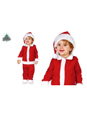 Disfraz de Papa Noel Baby Extra - Disfraces Navideños para Bebes
