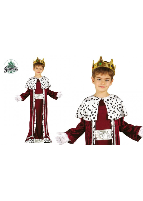Vestit com un Rei Mag Granat de Plata Nen