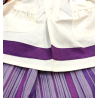 Conjunto Casera Rayas Morada y Lila - Trajes Neska - Baserritarra Niña
