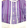 Conjunto Casera Rayas Morada y Lila - Trajes Neska - Baserritarra Niña