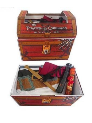 Cofre Piratas del Caribe 4 - Disfraces de Piratas del Caribe