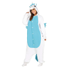 Disfraz de Unicornio Pijama Azul - Disfraces de Animales Adultos