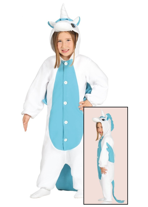 Disfraz de Unicornio Pijama Azul Infantil - DISFRACES INFANTILES