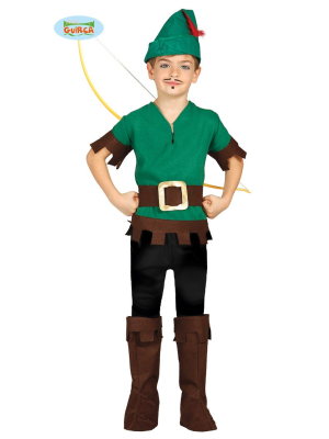Disfraz de Ladron del Bosque Infantil - Epoca Medieval