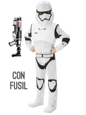 Comprar Disfraz de Stormtrooper deluxe con fusil - Disfraces Star Wars para Niños
