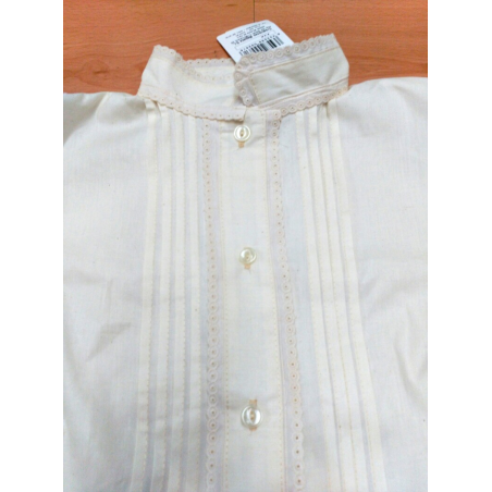 Camisa Casera Niña con Puntillas Blanca - TRAJES REGIONALES