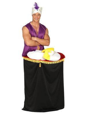 Disfraz de Genio en Alfombra - Disfraces de Arabe para Hombre