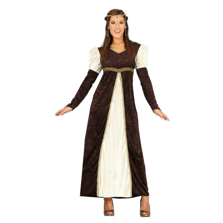 Vestit De Dama Medieval Marró