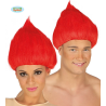 Perruca De Trolls Vermell