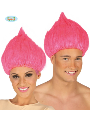 Peluca Trolls Fucsia - Pelucas