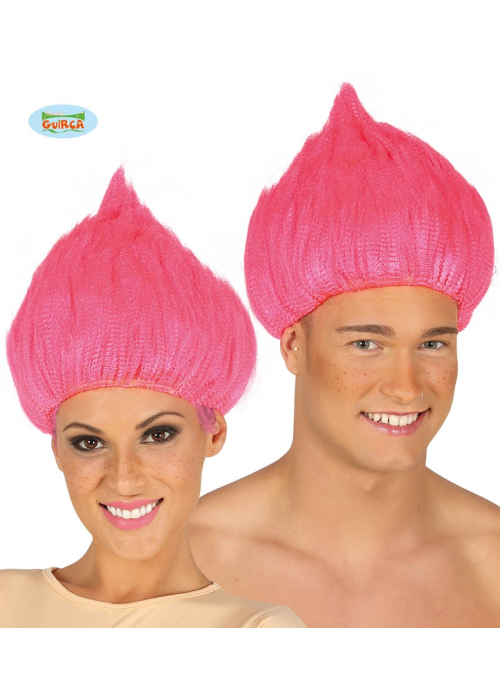 Peluca Trolls Fucsia - Pelucas