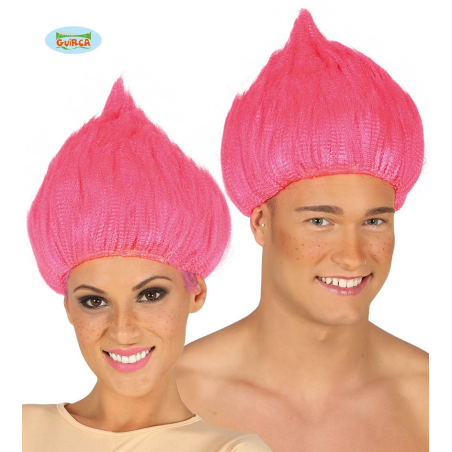 Peluca Trolls Fucsia - Pelucas