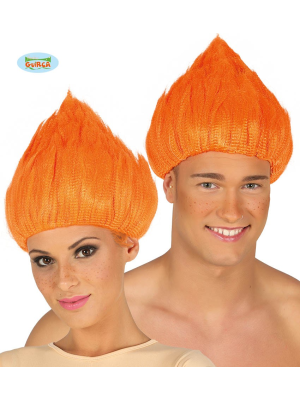 Peluca Trolls Naranja - Pelucas