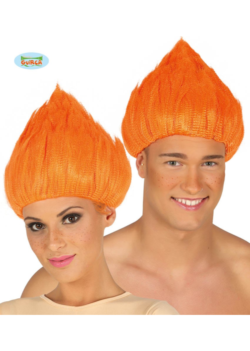 Peluca Trolls Naranja - Pelucas