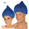 Perruca De Trolls De Color Blau Fosc