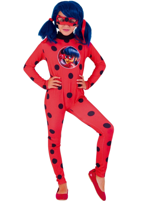 Disfraz de LadyBug Infantil con Dibujo - SuperhÃ©roes y Comic