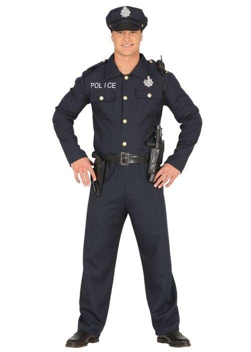 Disfraz de Policia Azul - Disfraces de Policias y Presos