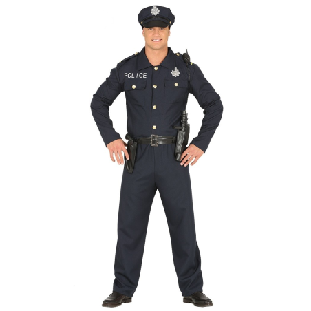 Disfraz de Policia Azul - Disfraces de Policias y Presos