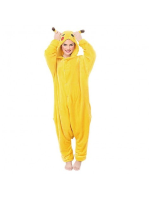Disfraz de Chinchilla Amarilla Pijama Peluche - Disfraces de Animales Adultos