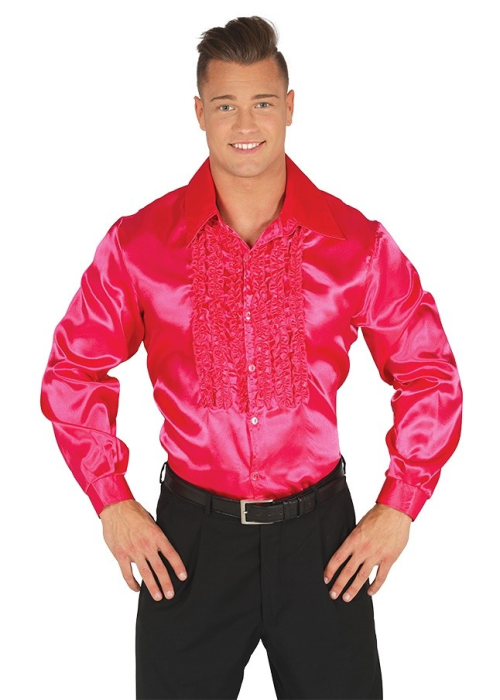 Camisa Disco Rosa - Chaquetas y Camisetas