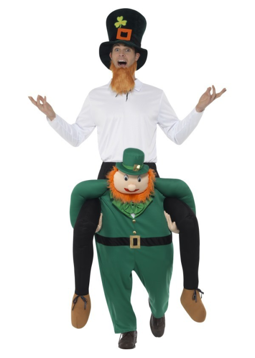 Disfraz de Leprechaun a Hombros - Disfraces de San Patricio para Hombre