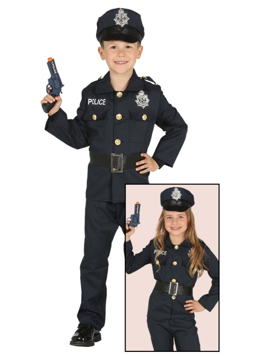 Disfraz de Policia Infantil - Disfraces de Policias y Presos para Niños