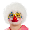 Comprar Peluca Rizos Blanca - Complementos de Payasos, Arlequines y Bufones