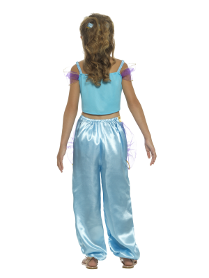 Traxe Da Princesa Árabe Azul Neno