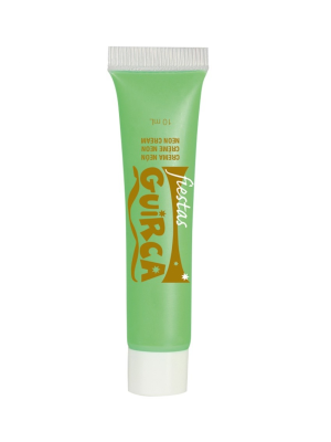 Maquillaje Neon en Crema Verde - Maquillaje