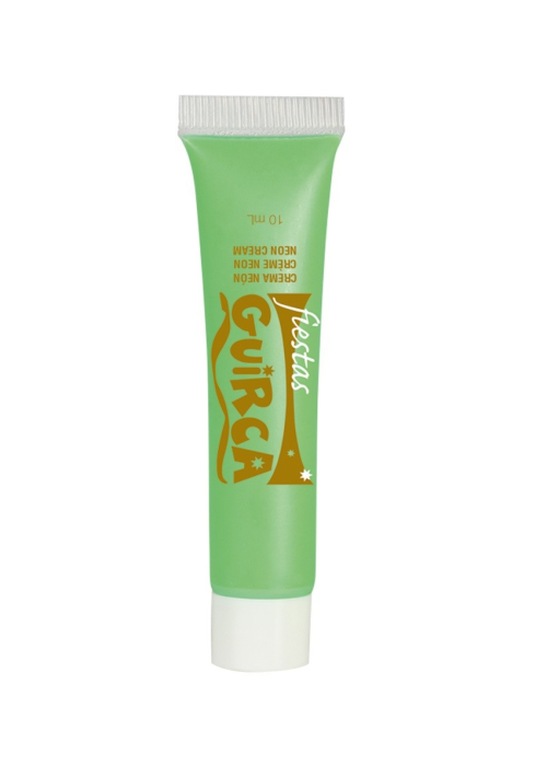 Maquillaje Neon en Crema Verde - Maquillaje