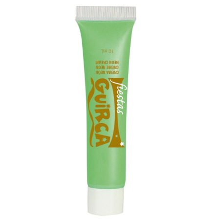 Maquillaje Neon en Crema Verde - Maquillaje