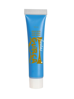 Maquillaje Neon en Crema Azul - Maquillaje