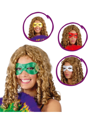 Antifaz Pierrot Colores - Mascaras y Antifaces