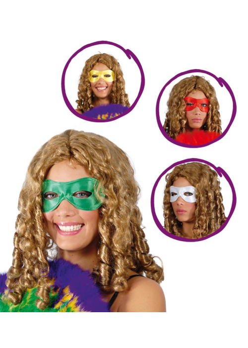 Antifaz Pierrot Colores - Mascaras y Antifaces