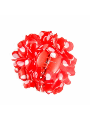 Red flower Clip