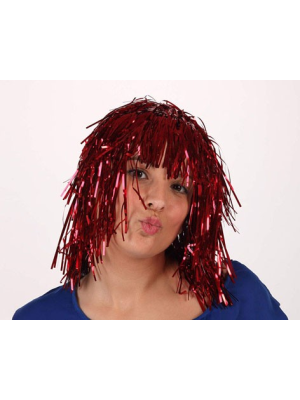 Peluca Fashion Roja - Complementos Disfraces - Pelucas