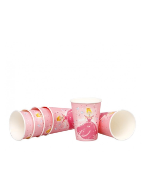 Vasos de Princesas 6 unid - CELEBRACIONES