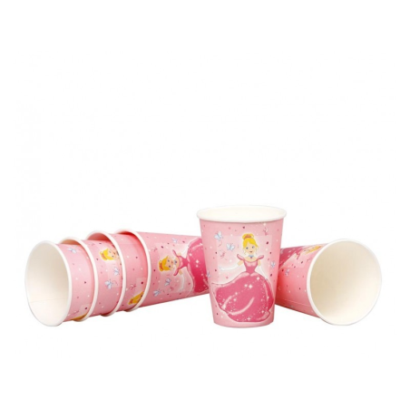 Vasos de Princesas 6 unid - CELEBRACIONES