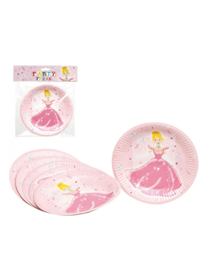 Platos de Princesas 6 unid - CELEBRACIONES