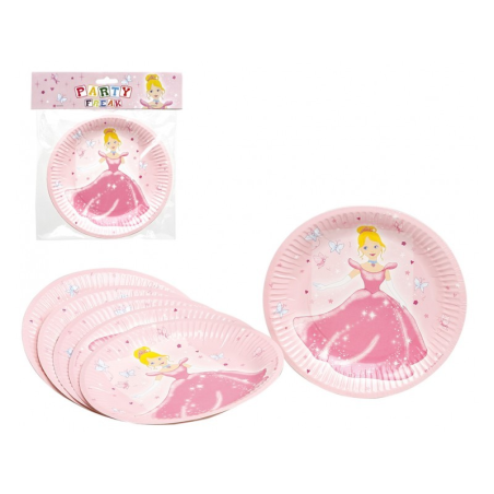 Platos de Princesas 6 unid - CELEBRACIONES