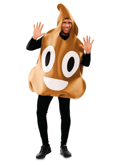 Disfraz de Emoticono de caca - Originales y Divertidos