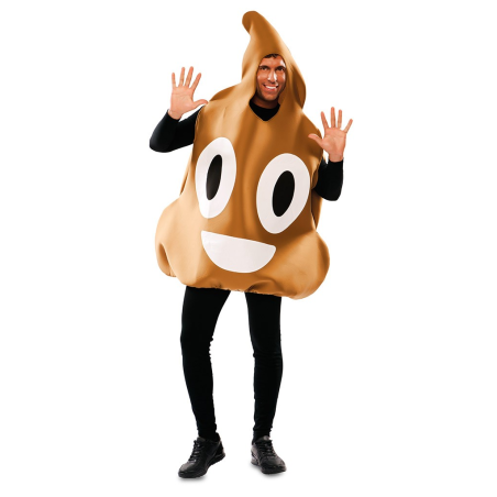 Disfraz de Emoticono de caca - Originales y Divertidos